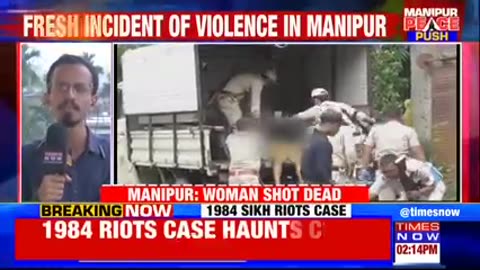 Manipur Violence: Woman Shot Dead Outside School In Imphal West | Latest English Upda
