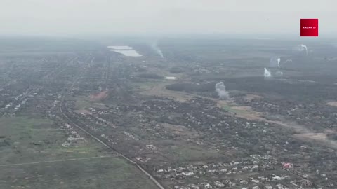 Su-25s of the Russian Air Force strikes the target in Marinka, Donetsk Oblast | Ukraine War