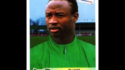 PANINI STICKERS NIGERIA TEAM WORLD CUP 1998