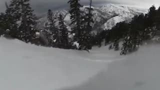 "Skier Causes Avalanche"