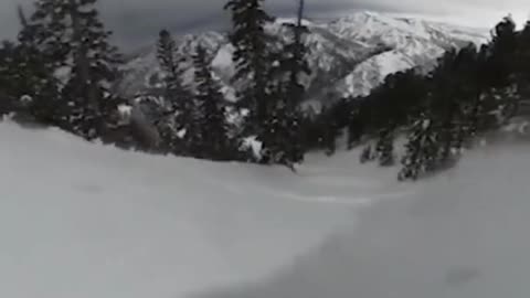"Skier Causes Avalanche"