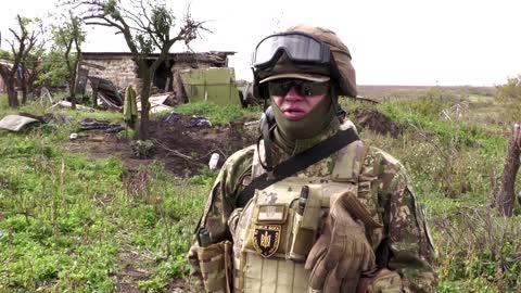Unit exhumes Ukrainian soldiers killed in battle