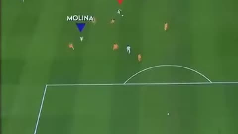 Lionel Messi pass to Molina 😎