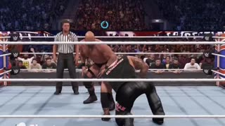 WWE 2K24 Stone cold stunner to the deadman