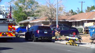 Neighborhood Evacuated After House Fire in Las Vegas