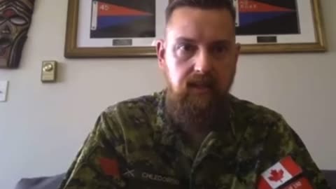 Speech by Canadian Army Major Stephen Chledowski