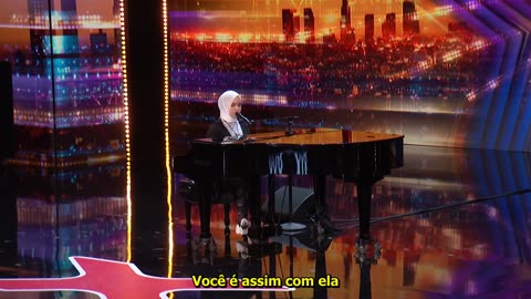 Putri Ariani | Jovem Talentosa com deficiência Visual recebe BOTÃO DE OURO de Simon Cowel | AGT 2023