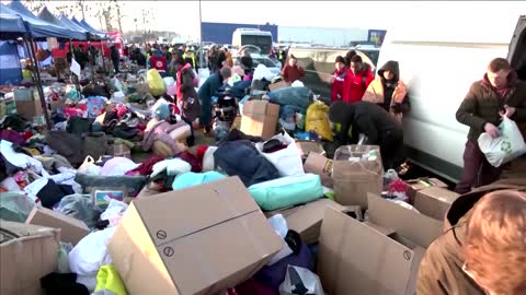 Refugee stood "all day and night" at Ukraine border