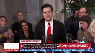 Matt Gaetz on why he is voting against Kevin McCarthy for Speaker