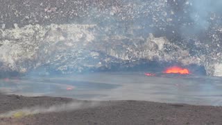 Lava Overflows Onto Halema‘uma‘u Crater Floor Hawaiʻi Volcanoes