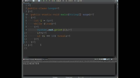 All the loops you can do in Java (done in Eclipse IDE)