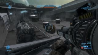 Halo Reach (MCC) Rocket Attack on Courtyard