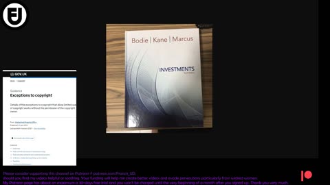 Mgtow bookclub on investment&biz:reading&reviewing bits chp 20, Investment 10th Ed by Zvi Bodie etc