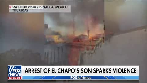 Arrest of El Chapo's son sparks riots in Mexico