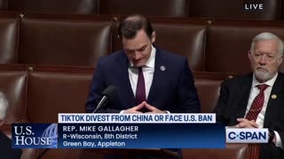 Lead Sponsor Of The TikTok Bill, Rep. Mike Gallagher (R-WI) Admits The Real Reason To Ban TikTok