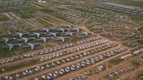 The largest aircraft cemetery located in the state of Arizona