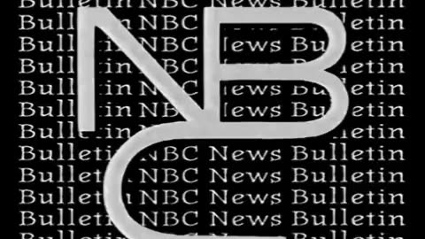 NBC-TV Initial Bulletin of President Kennedy's Assassination