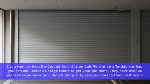 Install Sectional Garage Door Sutton Coldfield at an affordable price from Beacon Garage Doors