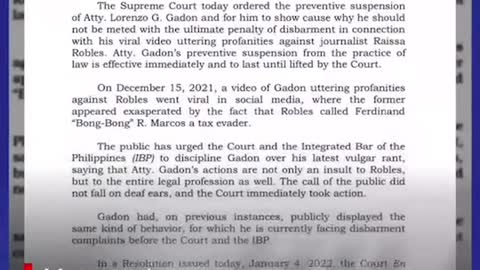 Larry Gadon,sinuspinde ng SC