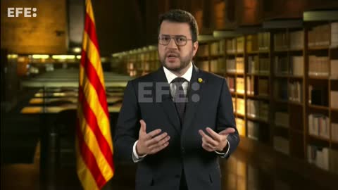 Aragonès se propone "gran acuerdo en Cataluña" sobre referéndum de independencia en 2023