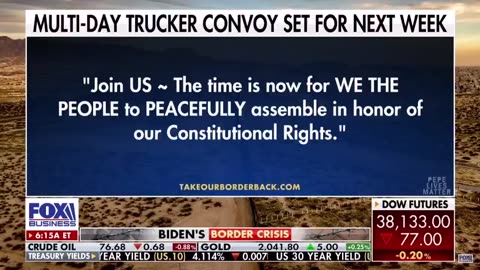 ⚠️Massive Trucker Convoy called "Take Our Border Back" is headed to Eagle Pass 🚨