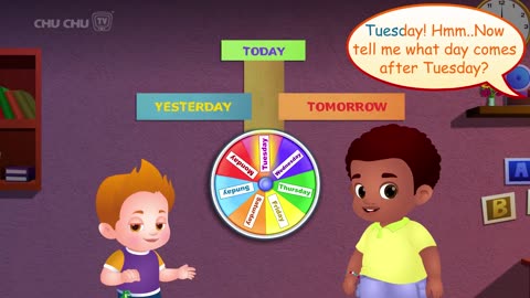 Days Of The Week - ChuChu TV Surprise Eggs Learning Videos For Kids