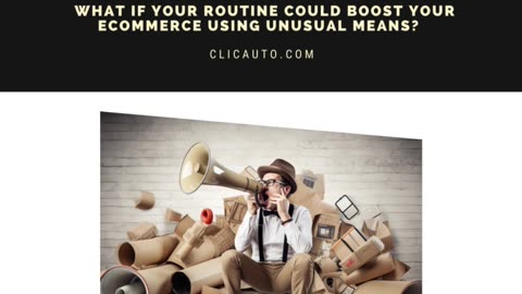 🤔 WHAT IF YOUR ROUTINE COULD BOOST YOUR ECOMMERCE USING UNUSUAL MEANS? 🔥
