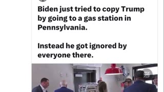 Crooked Joe copying Trump