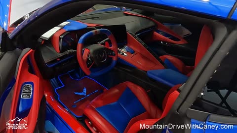 2021 Chevrolet Corvette C8 Stingray Spiderman Themed Car