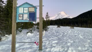 White River West Sno Park Trailhead – Mount Hood – Oregon – 4K