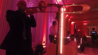 Treasure Bruno Mars on Trombone with DJ