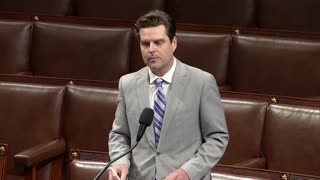 Rep. Matt Gaetz's epic speech on House floor to remove Speaker McCarthy - Sept. 12, 2023