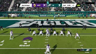 MADDEN 23 99 YARD INT RETURN FOR TD!