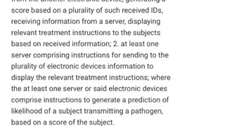 🚨U.S. PATENT 11,107,588B2 APPROVED 8/31/21 FOR REMOTE CONTACT TRACING VAXXED HUMANS WORLDWIDE