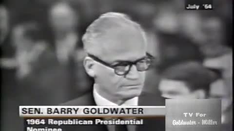 "Beauty of our federal system" allows diversity of opinion with unity - Barry Goldwater 1964