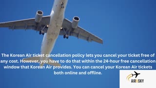 Korean Air Ticket Cancellation