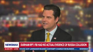 Matt Gaetz: 'The FBI Has Now Become a Disinformation and Election Interference Enterprise'