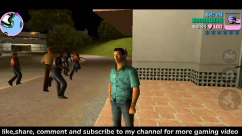 Playing GTA VICE CITY on mobile phone first time 😍