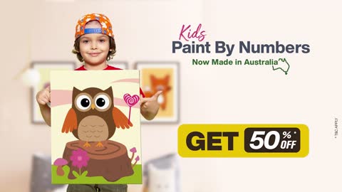 Kids Paint by Numbers - Paint Art Australia