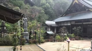 JAPANESE TEMPLE: Zen in the rain