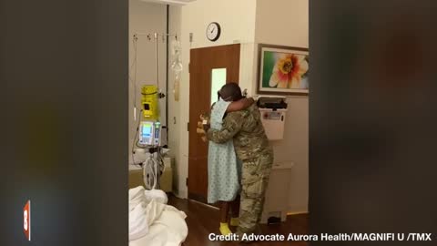 U.S. Army Captain Serving in Iraq Surprises Wife Hours Before She Gives Birth