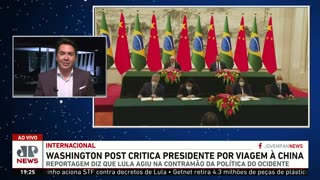 Washington Post critica presidente por viagem à China