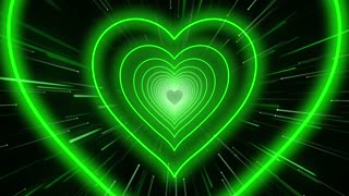 277. Green Heart Background💚Animated Background Video Abstract Background Video Loop