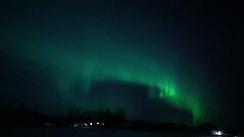 The Northern Lights in Real Time - Aurora Borealis