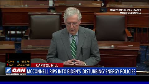 Sen. McConnell rips into Biden's 'disturbing' energy policies