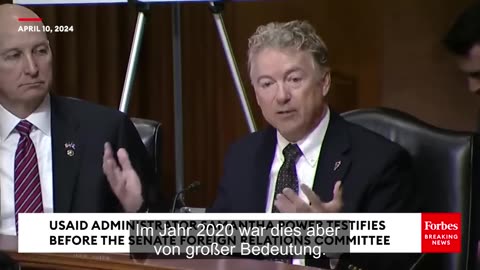 [Deutsch] JUST IN- Rand Paul Brings The Receipts To Grill Samantha Power