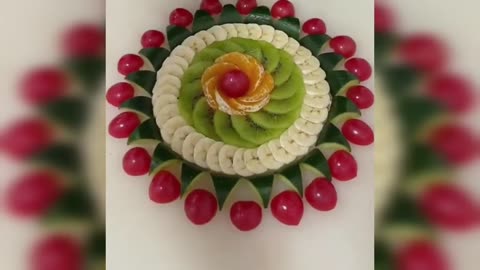 A fruit-cutting video that is satisfying