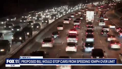 California could pass law restricting speed to 10 miles above limit in all new vehicles?