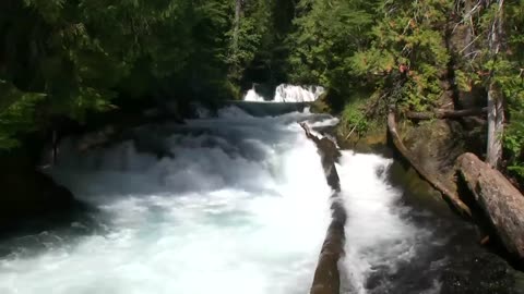 Relaxing 3-Hour Video of a Mountain River