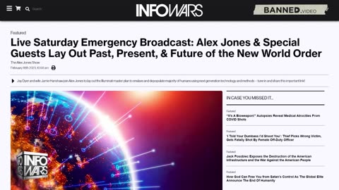 Alex Jones & Special Guests Lay Out Past, Present & Future of the New World Orde